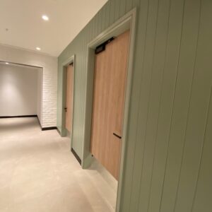 WM - Feeding room doors and wall panelling