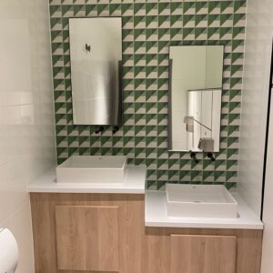WM - Training room vanities and mirrors